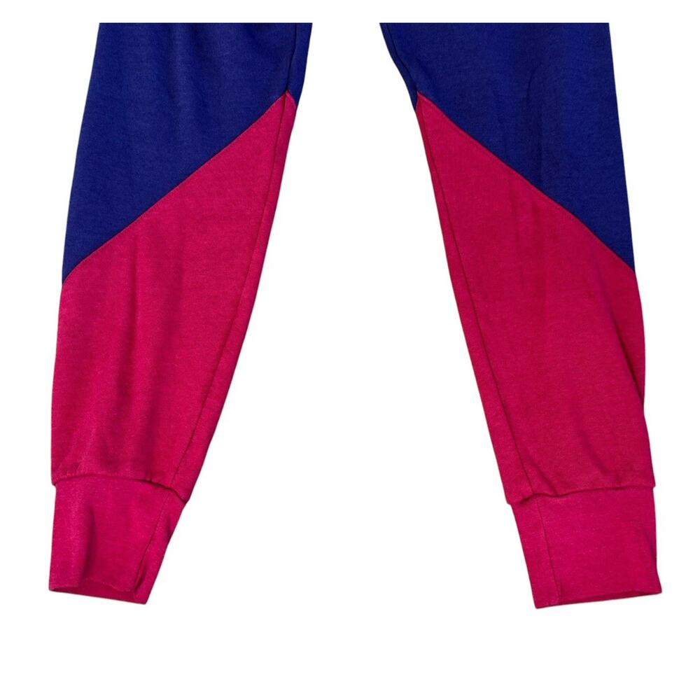 AVIATOR NATION Glider Colorblock Set Hot Pink Purple Joggers Zip Hoodie XS RARE - Picture 6 of 11